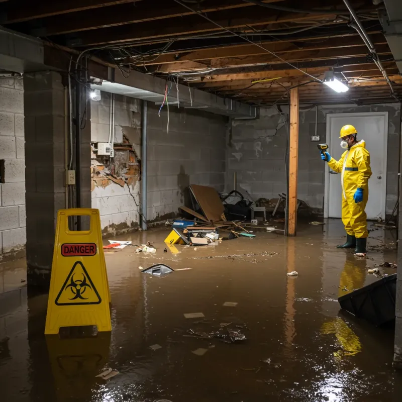Flooded Basement Electrical Hazard in Duvall, WA Property